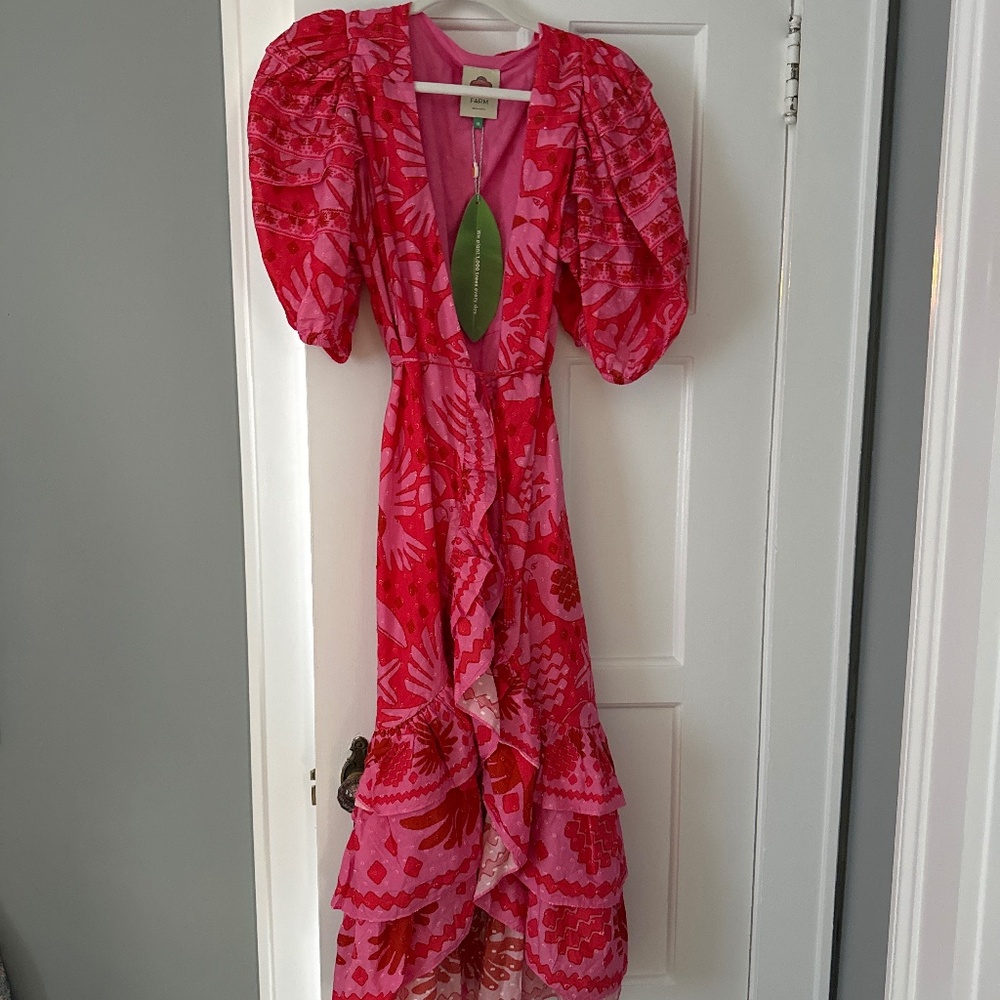 Farm Rio wrap dress